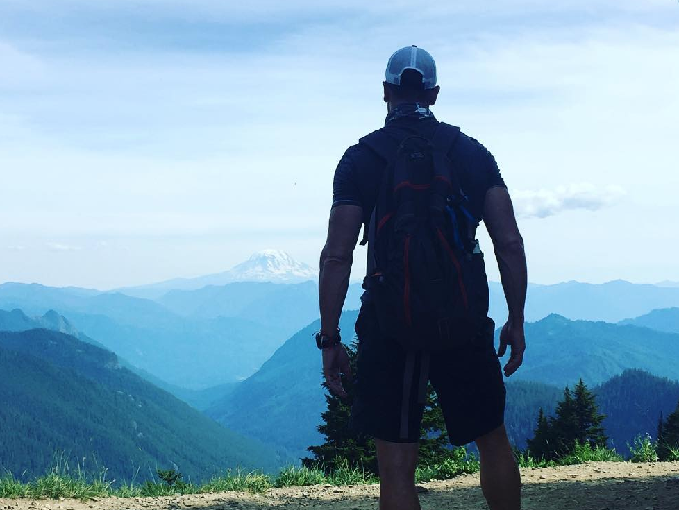 Mark Pattison on Mount Hood