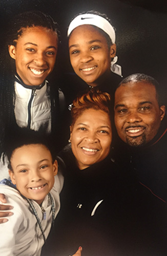 Randy Neal with family